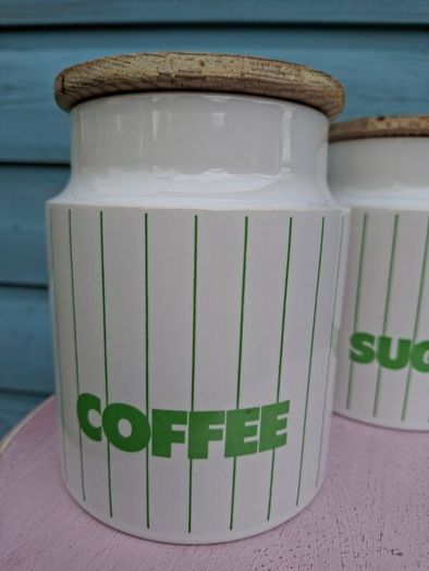 Vintage Hornsea Cannisters x 2