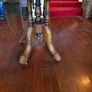 Victorian mahogany veneer and oak tilt top occasional table Image 3