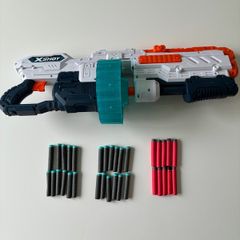 Zuru X-Shot Turbo Advance foam dart blaster with over 30 darts