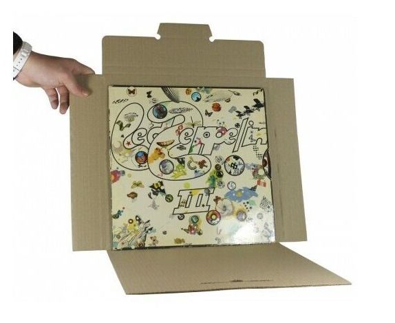 UP to 49% OFF! Professional 12" Inch Vinyl Record Mailers Strong PREMIUM Packaging - Cruciform Style Cardboard With Easy Fold and Click Seal - Multi Record Mailer & Stiffeners