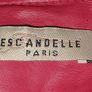 Red Leather Jacket (S) Escandelle Paris Image 4