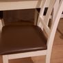 As new Extendable kitchen table and soft padded chairs Image 5