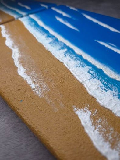 Textured Acrylic Painting