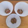 3 small clip on lamp shades Image 2