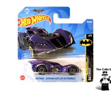 Hot Wheels Purple Batman Arkham Asylum Batmobile Diecast Car Brand New Sealed