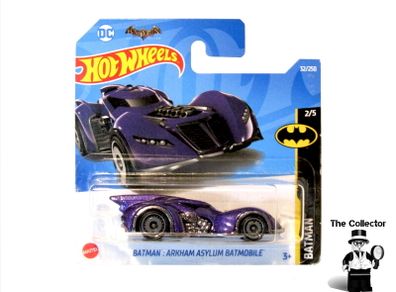 Hot Wheels Purple Batman Arkham Asylum Batmobile Diecast Car Brand New Sealed