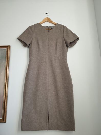 Cos Cashmere/wool Blend Dress Size Uk 10