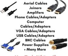 Cables, Adapters, Power Supplies