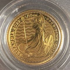 Great Britain 1/10 oz Gold Coin Britannia 2022 ( In Capsule)