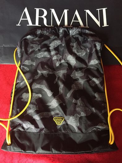 armani gym bag