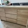 Modern oak-effect sideboard in very good condition Image 5