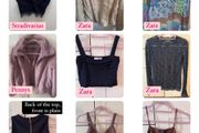 Bundle of tops, dress, and skirt