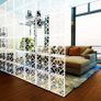 Hanging Room Divider,10 Pieces Wood-Plastic 5mm Thick Screen Panel for Living Room and Beding Room MULTIPLE DESIGNS AVAILABLE, SEE PHOTOS (FREE POSTAGE) Image 3