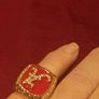 Large heavy new men's basketball replica ring, metal, Dub 18 Post 6e Image 6