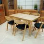 Helsinki Scandinavian Oak Dining Chair  Custom Colours Available Image 5