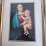 Framed Print Of Madonna And Child In Lovely Gold Frame. Image 2