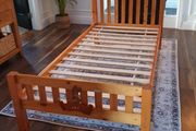 Single Wooden Bed Frame In Very Good Condition - Can Deliver