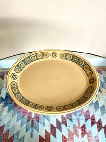 Mid Century Kiln Craft Bacchus Serving Plate, Staffordshire