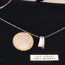 9ct  white gold diamond necklace Image 3
