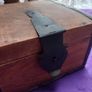 Old wooden Hand Made Box Image 8