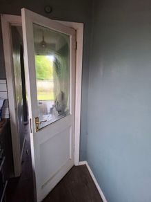 Hardwood timber interior door