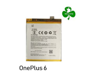 For OnePlus 6 Battery 1+6 Replacement BLP657 3300mAh 3.85V 12.35Wh