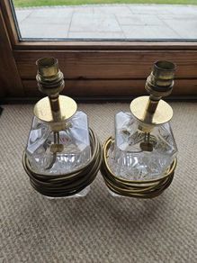 Dublin Crystal glass lamps