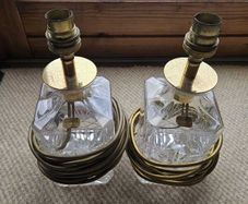 Dublin Crystal glass lamps