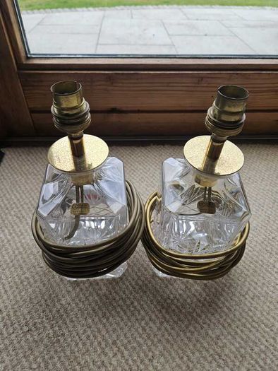 Dublin Crystal glass lamps