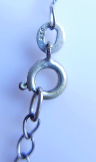 Vintage Sterling Silver 925 Pendant Necklace length 18" - 2,7g