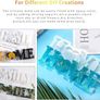 NEW SALE | 3 Pieces Resin Casting Moulds, Love/Home/Family Word Alphabet Epoxy Resin Moulds 3D Silicone Letter Moulds for DIY Craft Table and Home Decoration Image 2