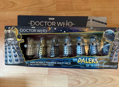Doctor Who/ Dr Who Bbc Bobble Buddies 6 Daleks Of Skaro  Figures
