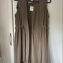 waistcoat Bnwt size 12 khaki long waistcoat with drawstring tie primark Image 8