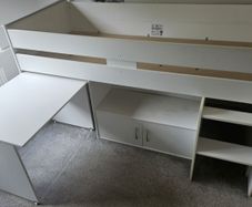Kids mid-sleeper bed.