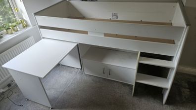Kids mid-sleeper bed.