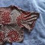 New Yorker Burgundy Red Bandana Print Tie-Front Cropped Top Worn Once Image 2