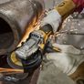 DeWALT 18V XR Cordless Brushless Flat Head Angle Grinder + 5x 125MM x1.1MM XR Extreme Runtime Inox Ceramic Cutting Discs. / DeWALT TSTAK II Carry Case  For 18V XR Cordless Brushless Angle Grinder Removable Insert. Xmas Gift Ideas Winter Sale Now On Image 8
