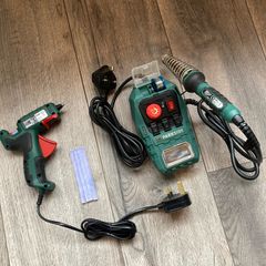 soldering iron station 48W + hot glue gun like new barely used