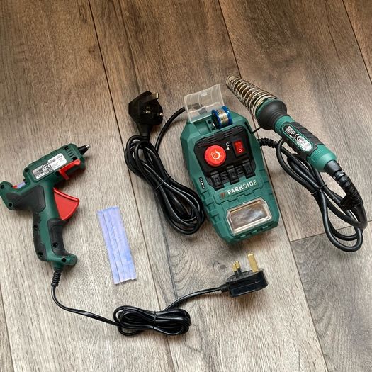 soldering iron station 48W + hot glue gun like new barely used