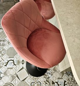 Dusty Pink Kitchen Bar Stools