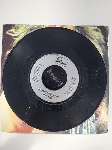 Bon Jovi Lay Your Hands On Me 7 Inch Vinyl 1989