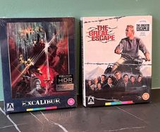 The Great Escape Blu Ray/ Excalibur 4K UHD Limited Etd Box Sets