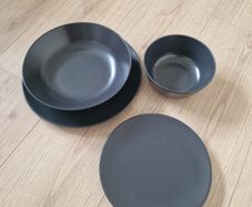 IKEA Dark Grey 40 Piece Delph Set