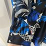 Lipsy Dress in Size 12 - worn only once, gorgeous shades of blue on black background Image 4