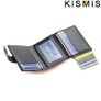 RFID Blocking Business Card Case - Genuine Leather Credit Card Holder Wallet with Gift Box, Minimalist Design Image 2