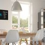 Black Glass Magnetic Kitchen Notice Board 60cm x 40cm Image 7