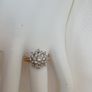 Sparkling Diamond Cluster Ring 18Carat Gold Image 6