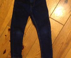 NEXT Age 3 Skinny Jeans Dark Blue