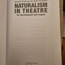 Naturalism In Theatre. Its Development And Legacy. By Kenneth Pickering & Jayne Thompson. First Edition Paperback In Good Condition   See Photos For Same. Image 3