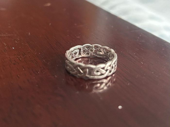925 Sterling Silver Irish Celtic Ring
